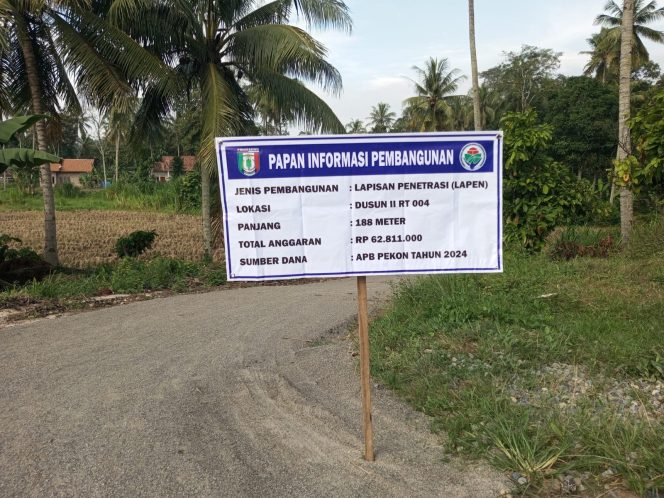 
					Way Ngison Lakukan Pembangunan Lapen Untuk Tumbuh Kembang Pekon