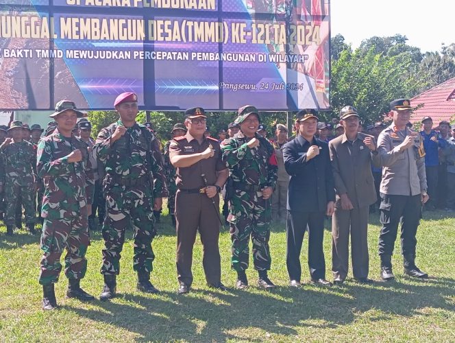 
					TMMD Ke-121 Kodim 0424/Tanggamus Resmi Dibuka: Gebrakan Pembangunan di Pringsewu
