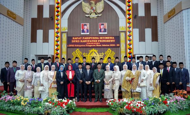 
					40 Dewan Perwakilan Rakyat Daerah Kabupaten Pringsewu Periode 2024 – 2029 Resmi di Lantik