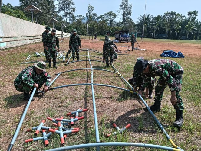 
					Jelang Penutupan, Satgas TMMD Lakukan Persiapan