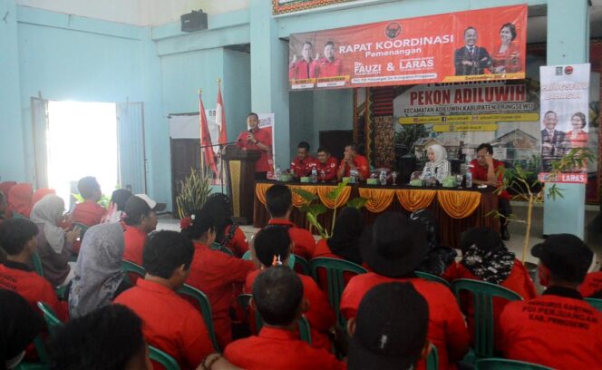
					Rapat Koordinasi Pemenangan Dr. Fauzi dan Laras Tri Handayani, PDIP Adiluwih Fokus Konsolidasi