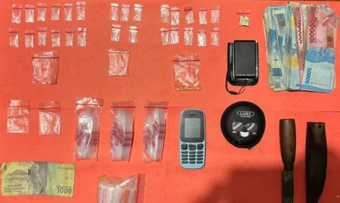 
					Dua Terduga Pengedar Sabu di Pugung Ditangkap Satresnarkoba Polres Tanggamus