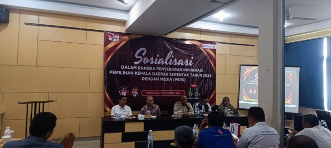 
					KPU Pringsewu Sosialisasi Kepada Puluhan Wartawan Tentang Penyebaran Informasi Pilkada Serentak Tahun 2024