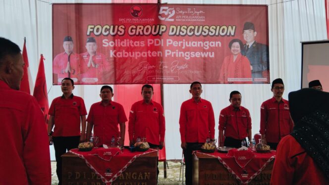 
					Suasana Politik Nasional Sedang Tidak Baik Baik Saja, DPC PDI Perjuangan Kabupaten Pringsewu Gelar FGD Jelang Rakernas