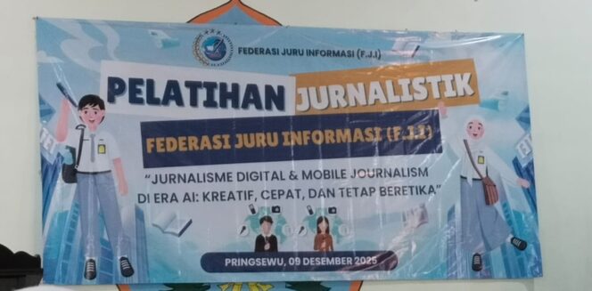 
					Pelatihan Jurnalistik FJI Angkat Tema “Jurnalisme Digital & Mobile Journalism di Era AI: Kreatif, Cepat, dan Tetap Beretika”